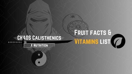 Fruit Facts and Vitamins List
